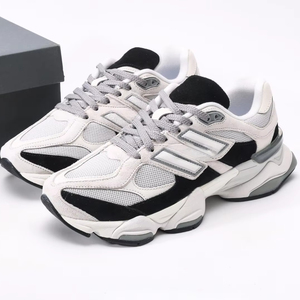 Solid-color fashionable running <b>shoes</b> with breathable soft soles and shock-absorbing features 9060 luxurious design tennis <b>shoes</b> - Product Image 1