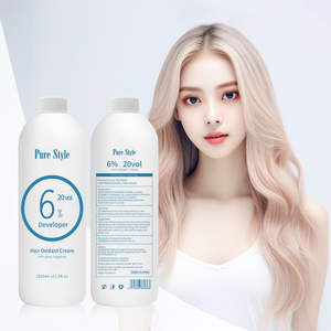 1000ml PureStyle Amonia Free Non Allergy 3% 6% 9% 12% Crema oxidante para el cabello para uso Deying - Product Image 2
