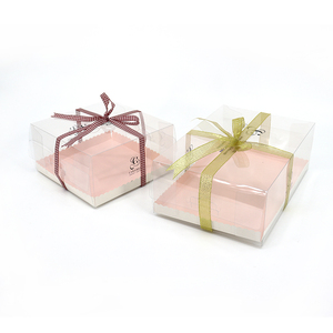 <span class=keywords><strong>Caja</strong></span> de embalaje para repostería de mascotas, <span class=keywords><strong>transparente</strong></span>, de <span class=keywords><strong>acetato</strong></span>, <span class=keywords><strong>transparente</strong></span>, para repostería y postres - Product Image 4