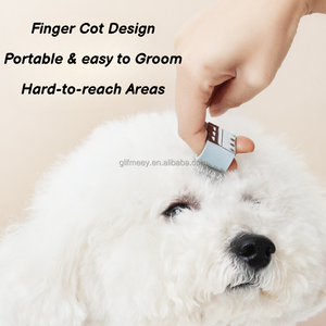 Mini Brosse de toilettage pour animaux de compagnie, peigne démêlant doux à doigt avec picots courbés pour l'élimination des poils - Product Image 3