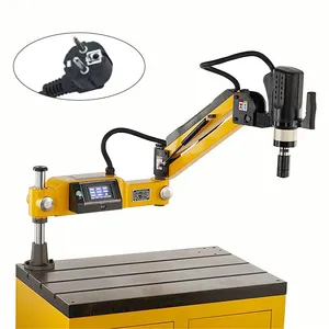 M3-M16 Hot Automatic Flexible Arm Nut Screw Cnc Servo Electric Tapping Machine for pipe metal thread drilling machine
