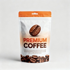 Sacchetto per Caffè Personalizzato con Otto Lati Sigillati, Riutilizzabile con Zip, Fondo Piatto, Capacità 250g 500g 1kg per Chicchi di Caffè, Latte, Gelatine - Product Image 3