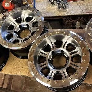 Cerchio in Lega Beadlock Reale 16x8.0 6h139.7 Et-25 Cb110.2 per Toyota Lc70 Lc75 Hj60 Lc80 e Nissan Y60 Y61 - Product Image 3