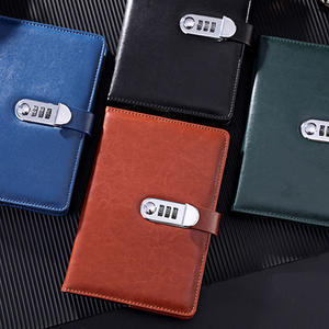 Journal intime a5 avec serrure en cuir pu, carnet de notes avec serrure codée 3D, conception de mot de passe, classeurs économiques avec page de <span class=keywords><strong>recharge</strong></span>, vente en gros - Product Image 3