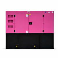 Hochleistungs 80kW 100kVA Offener Rahmen Geräuscharmer Dieselgenerator 90kW 110kVA Schalldichtes Aggregat mit Autostart Dreiphasig CE