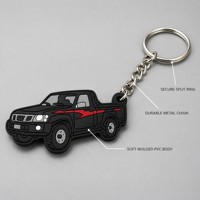 Porte-clés de voiture en PVC souple pour SUV 4x4 tout-terrain, camionnette, avec logo personnalisé, OEM, vente en gros, porte-clés en caoutchouc, cadeau pour hommes