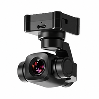 Caméra stabilisée SIYI A8 Mini 4K, 8MP, zoom numérique 6X, stabilisation 3 axes pour drone FPV UAV, UGV, USV, avion RC, noir