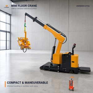 Grúa Móvil Contrapesada de Servicio Pesado de 900 kg, 90 °   Plataforma Giratoria para Trabajos de Elevación en Almacenes - Product Image 4