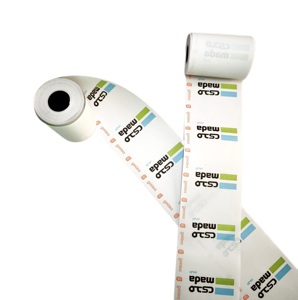 Caisse enregistreuse thermique pré-imprimée 80x80 OEM/ODM à bon prix avec logo, papier d'impression de reçus thermique inclus - Product Image 2