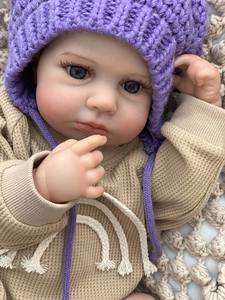 Poupée en silicone R&B <span class=keywords><strong>Reborn</strong></span> Para Vinyl Jumeaux Bébé Fille Tarry Black Pee Cry Vente en gros Garçon Enfants - Product Image 2