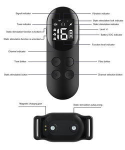 Küçük köpek <span class=keywords><strong>e</strong></span>ğitim yaka şarj edilebilir <span class=keywords><strong>e</strong></span>-yaka elektronik köpek şok tasması 3 modları ile köpek <span class=keywords><strong>e</strong></span>ğitim yaka ile uzaktan - Product Image 2