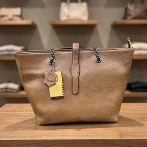 Sac à main en cuir véritable pour femme BS INTERNATIONAL, fermeture à glissière, imperméable, écologique, léger, grand format - Product Image 5