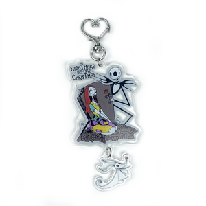 Acrylic Holographic kính vỡ nhựa Epoxy khác nhau Keychain Phụ kiện thiết kế hai mặt có thể được tùy chỉnh - Product Image 1