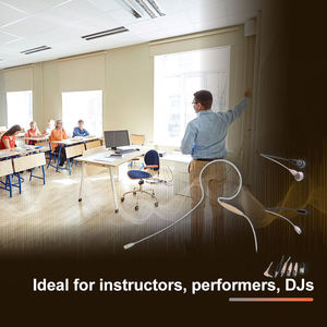 Micrófono profesional con cable de alta sensibilidad y bajo nivel de ruido para uso en audio en vivo - Product Image 1