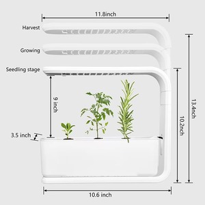 Système de Culture Hydroponique <span class=keywords><strong>Intérieur</strong></span> Intelligent IP65 avec Lumière <span class=keywords><strong>LED</strong></span> | Jardinière Auto-Arrosante pour Herbes Aromatiques, Légumes et Fleurs - Product Image 5