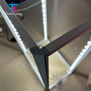 Contador de promoción Modular de publicidad de Feria Comercial portátil de 6 pies, nuevo diseño, equipo de Feria Comercial de Seg bloqueable de aluminio sin marco - Product Image 4