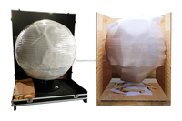 Anpassbare Kugel-LED-Anzeige P2.5 für Innenwerbung, Weiche Kreisform, SMD 1080P Auflösung, 3 Jahre Garantie