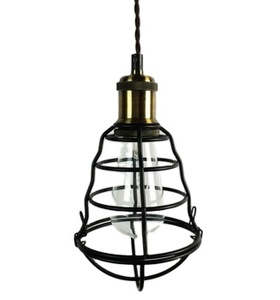 <strong>Vintage</strong> Cast Iron Midcentury Traditional Industrial Electroplated Cage Lampshade Coastal Modern Hand-made Guard <strong>Light</strong> <strong>Shade</strong> - Product Image 2