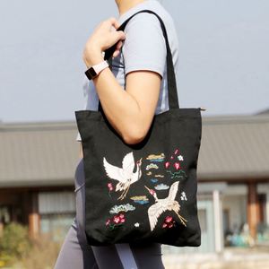 Customization High Quality Clothing Zipper Reusable Cotton Canvas Shopping <b>Tote</b> <b>Bags</b> with Inner Pocket and Zipper - Product Image 2