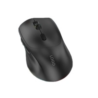 Souris optique sans fil USB à 7 boutons, ergonomique pour droitier, 2,4 GHz, logo OEM, en stock pour le bureau et les jeux