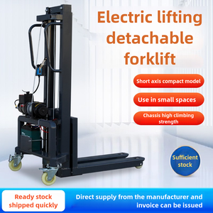 <span class=keywords><strong>500kg</strong></span> Capacidad de carga 1,6 M Altura de elevación Carretilla elevadora eléctrica compacta para manejar Caja de iluminación de escenario Carretilla elevadora desmontable - Product Image 5