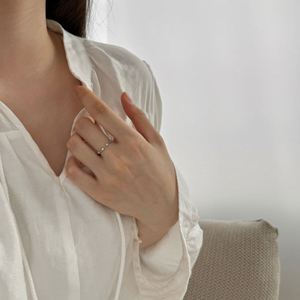 Dylam New Arrival Customizable 925 Sterling <b>Silver</b> 5A Cubic Zirconia Eyes Open <b>Adjustable</b> Resizable <b>Rings</b> for Women Daily Life - Product Image 2