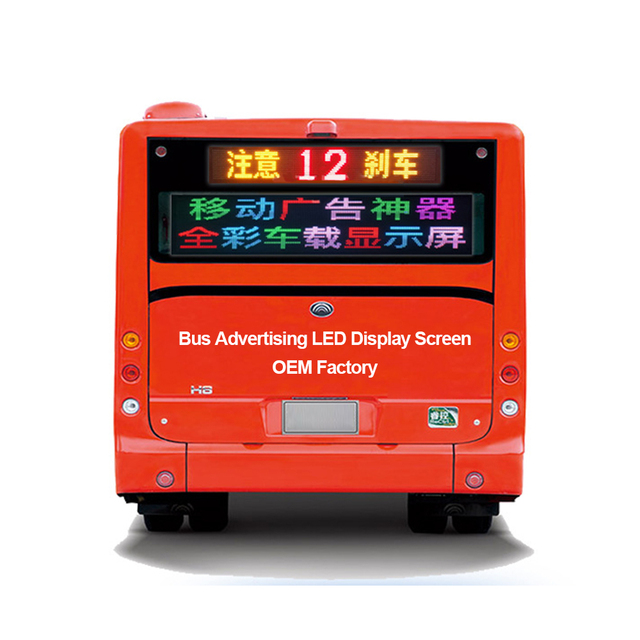Bus Advertising Led Display Front Rear Side Internal Message Screen Wireless Control 12V P5 P2.5 Route Destination Board Sign