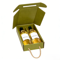 Boîtes Tubulaires Ondulées Réutilisables pour Bouteilles et Cartons – Emballage Vin Robuste et Écologique Personnalisable en Papier