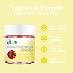 High Quality Magnesium Glycinate Gummies with Vitamin D3 B6 Adult Use Enhances Mental Focus Improved Bone Density Functional - Product Image 3