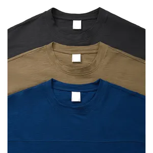 Bán buôn in người đàn ông Linen bông Hawaii Mens, T-Shirts quần áo dân tộc ưa thích tuyệt vời quá khổ Camp-Collar T-Shirts/