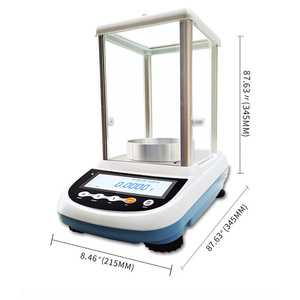 J & <span class=keywords><strong>R</strong></span> Calibración automática electrónica Química Industrial Semi Micro Balanza analítica 220gm 0,0001G Balanza de laboratorio - Product Image 4