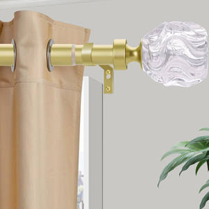 Ensemble <span class=keywords><strong>de</strong></span> tringle à <span class=keywords><strong>rideau</strong></span> <span class=keywords><strong>de</strong></span> <span class=keywords><strong>douche</strong></span> en fer léger et léger <span class=keywords><strong>doré</strong></span> Art déco pour une utilisation en plein air - Product Image 4