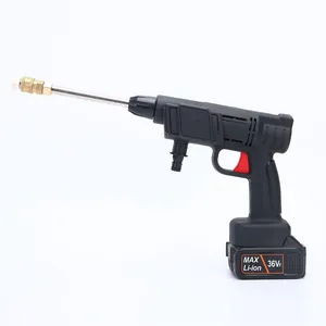 10000Mah Cordless High Pressure, Car Washer Spray Rechargeable 2 Type Wash Gun Electric Water Gun Machine For Garden Car/