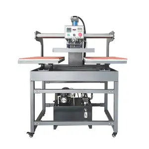 Fabrikdirekt T-Shirt Wärmeübertragung-Druckmaschine Doppelstation Wärmepresse 40x60 Doppelstation Druckpresse Wärmeübertragung