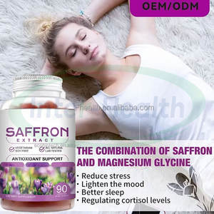 Extracto de azafrán de etiqueta privada OEM, gomitas sin azúcar, suplementos para el cerebro, vitaminas D3, multivitaminas, gomitas de azafrán para niños - Product Image 2