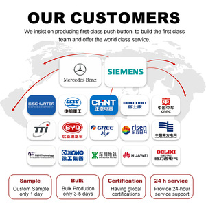 מתג מגע שטוח מפלדת אל-חלד HBAN IP68 12/16/19/22 מ\"מ 2.5A 24V עם תאורת LED טבעתית / מתגים אינדוקטיביים - Product Image 3