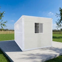 Maison conteneur pliable de 20 pieds, toilettes préfabriquées portables, installation rapide, maison de campement