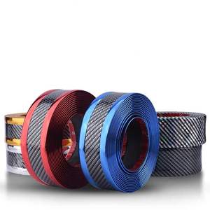 5d fibre de carbone voiture anti-rayures protecteur bande autocollant étanche corps <span class=keywords><strong>pare</strong></span>-chocs <span class=keywords><strong>coffre</strong></span> porte seuils autocollants étape seuil <span class=keywords><strong>Protection</strong></span> - Product Image 3