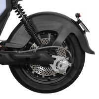 Moped électrique puissant de 1000 W avec batterie au lithium, scooter de tourisme à grande vitesse pour les trajets en ville