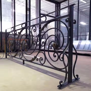 Usine Foshan vente directe bon <span class=keywords><strong>prix</strong></span> véranda extérieure rampe d'escalier en fer forgé - Product Image 2