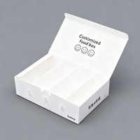 Boîtes d'emballage d'ailes de poulet frites réutilisables personnalisées Boîtes jetables Boîtes alimentaires de poulet frit en papier sulfurisé Vente en gros