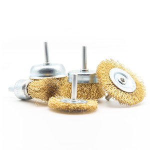 Roue métallique antirouille en métal avec poignée, polissage et ébavurage, <span class=keywords><strong>brosse</strong></span> métallique de haute qualité pour le travail du bois - Product Image 2