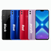 Téléphones d'occasion 100% originaux débloqués 8X 128G ROM pour Honor 8X