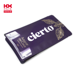Bolsas de Plástico Impresas Personalizadas, Bolsas de Mylar para Envasado de Alimentos, Bolsa para Café, Bolsa Doypack con Fondo Plano y Ventana - Product Image 2