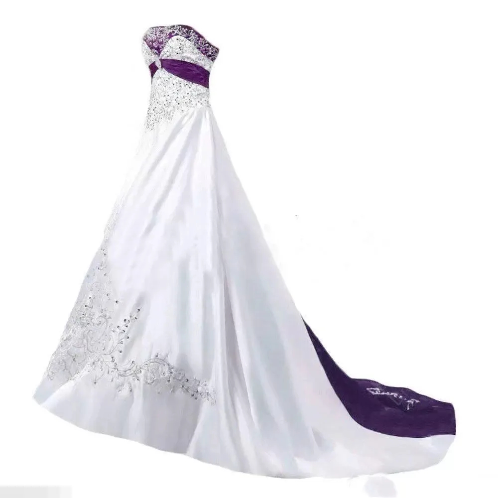 white christmas dresses Wedtrend Women Lavender Flower Bridesmaid Dress A-Line Spaghetti Straps Pleated Long Wedding Party Dress, Lavender Flower / US16 main image 0