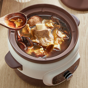 Olla de cocción lenta eléctrica Bear de 4-5L, totalmente automática, para sopa y polvo de arroz, para uso doméstico - Product Image 1