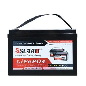 BSLBATT ups แบตเตอรี่สํารอง lifepo4 แบตเตอรี่ลิเธียม 12v 100ah ในปากีสถาน