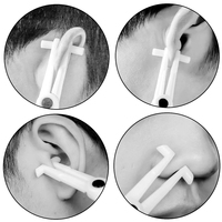 Pince à percer jetable, outils de perçage pour bijoux corporels, kit d'outils pour piercings nombril et nez, pince, ciseaux pour oreilles et mamelons, vente en gros