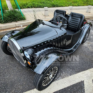 Mini Retro nostaljik araba iki koltuklu Modern mobil araç gezi siyah oto klasik araba son tasarım elektrikli - Product Image 4