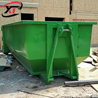 Benne à crochet personnalisée pour la collecte des déchets de construction Corps de camion jetable pour application de déchets solides
